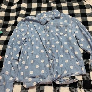 Women’s blue jean top